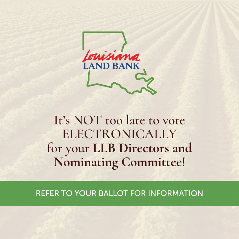 Land Loans and Agribusiness Loans Louisiana Land Bank